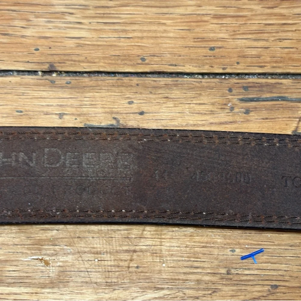John Deere leather belt size 44